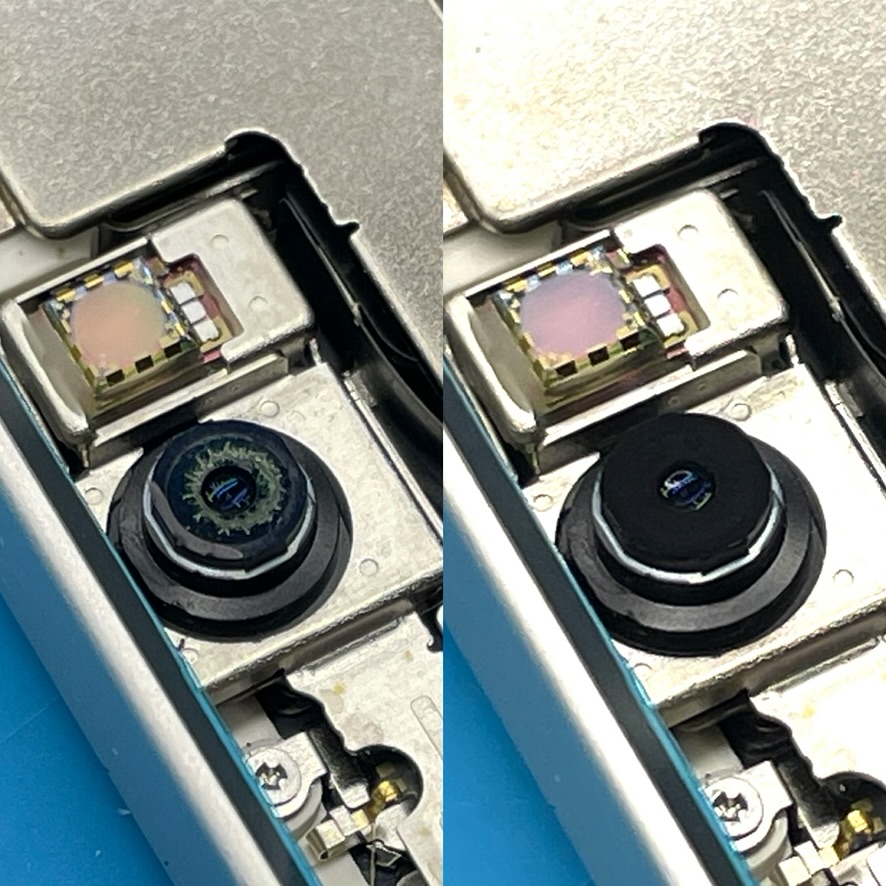 Камера iPhone до и после ремонта